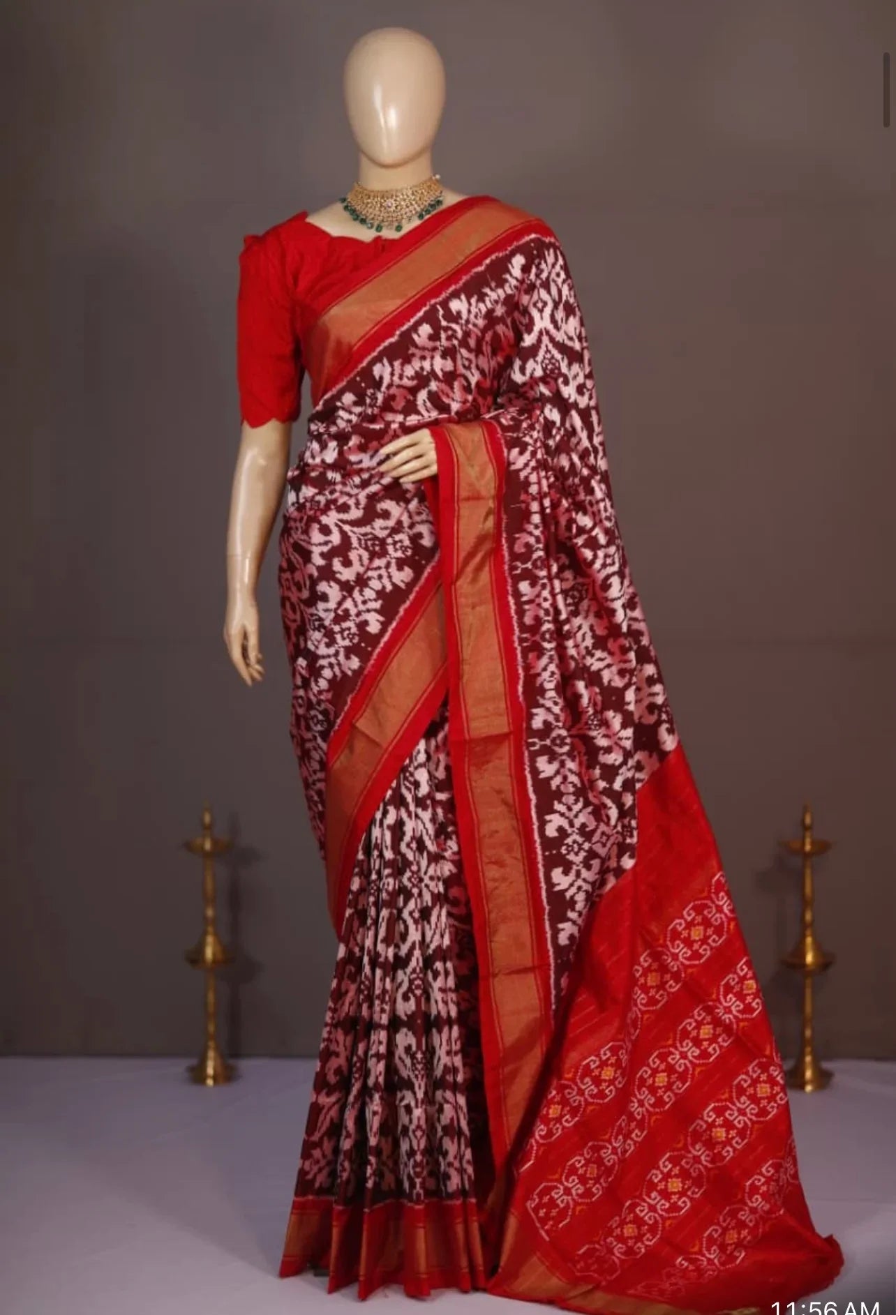 Silk Mark Cerified original Ikkat Saree,Free shipping,Min 3 pcs