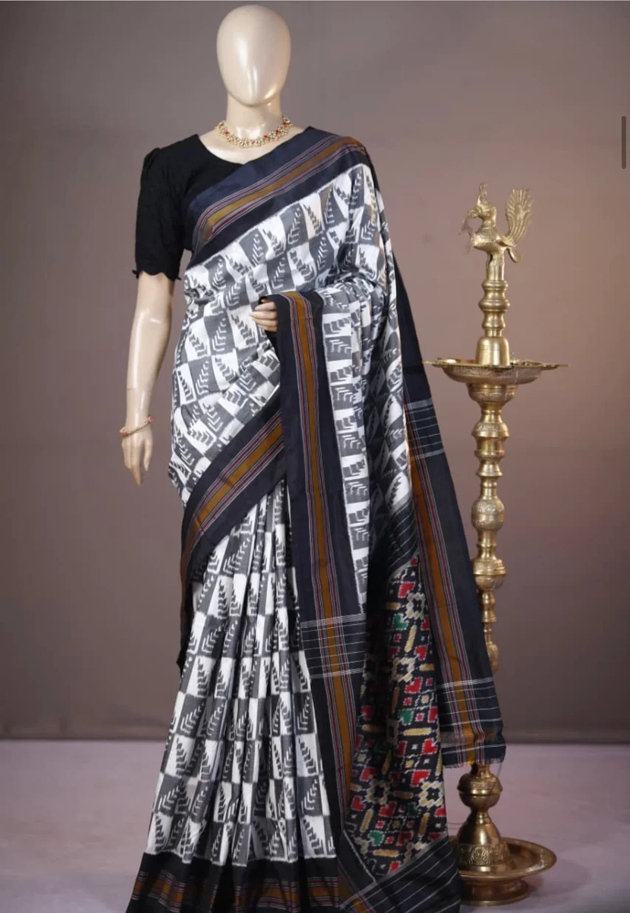 Silk Mark Cerified original Ikkat Saree,Free shipping,Min 3 pcs
