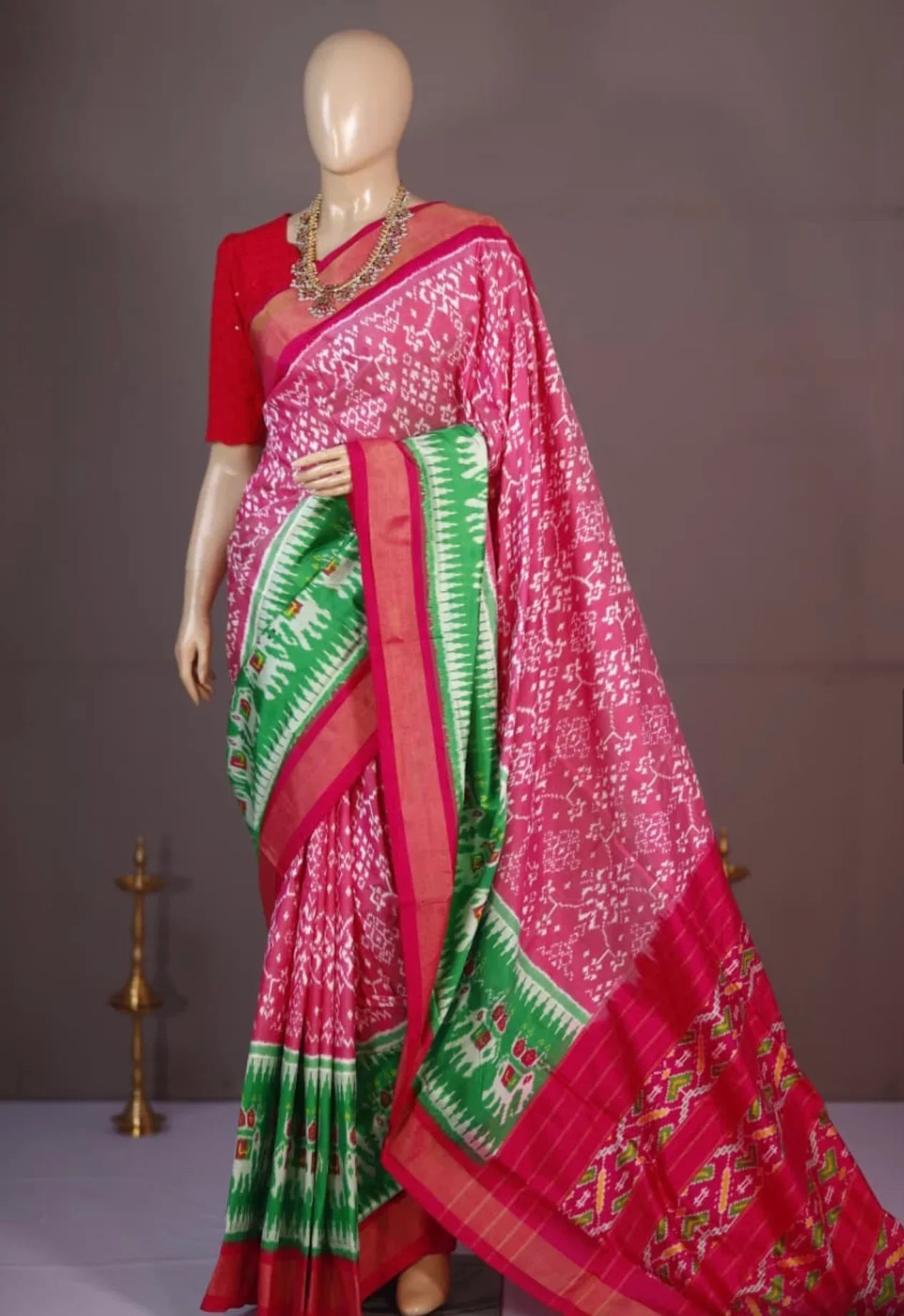 Silk Mark Cerified original Ikkat Saree,Free shipping,Min 3 pcs