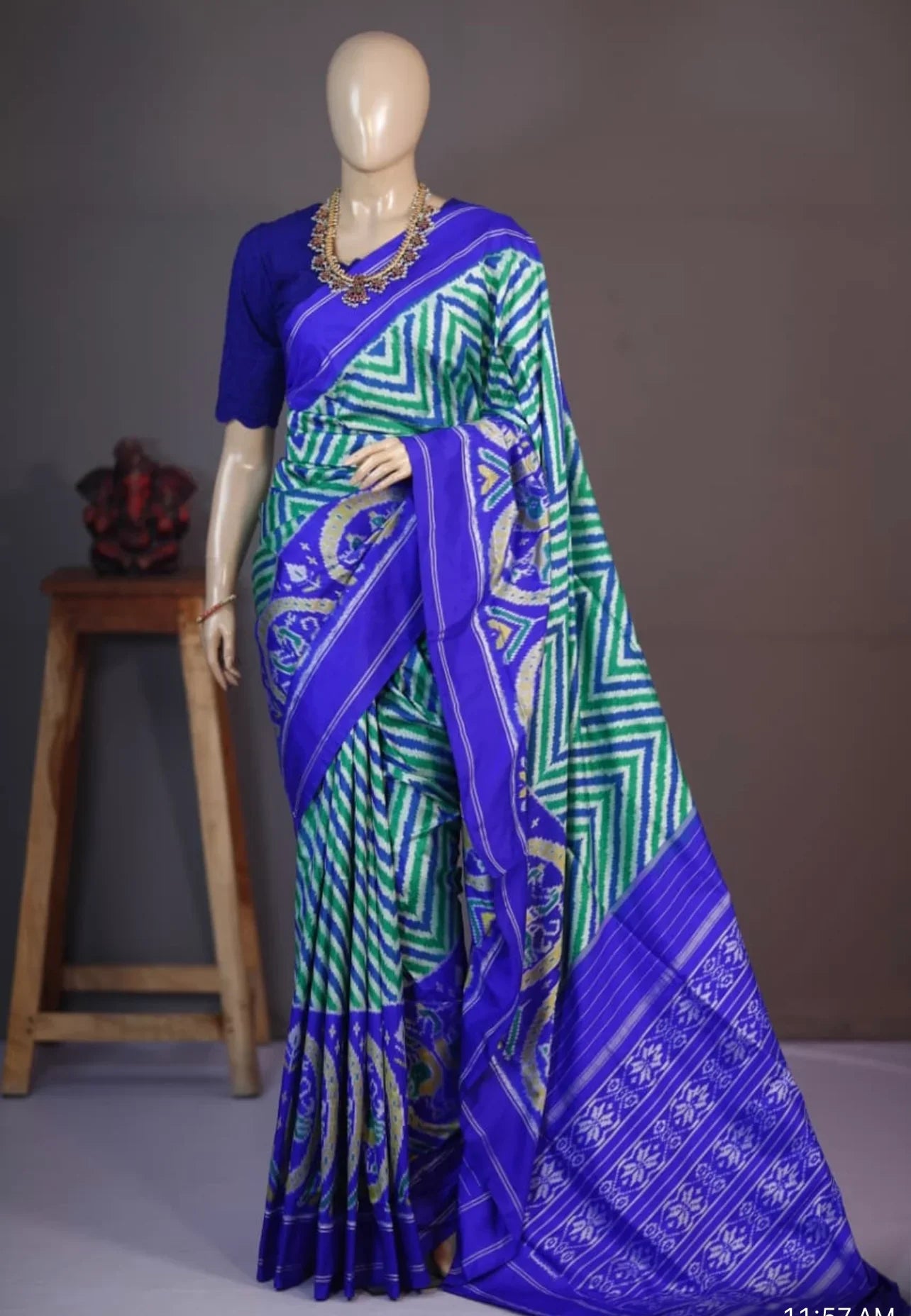 Silk Mark Cerified original Ikkat Saree,Free shipping,Min 3 pcs