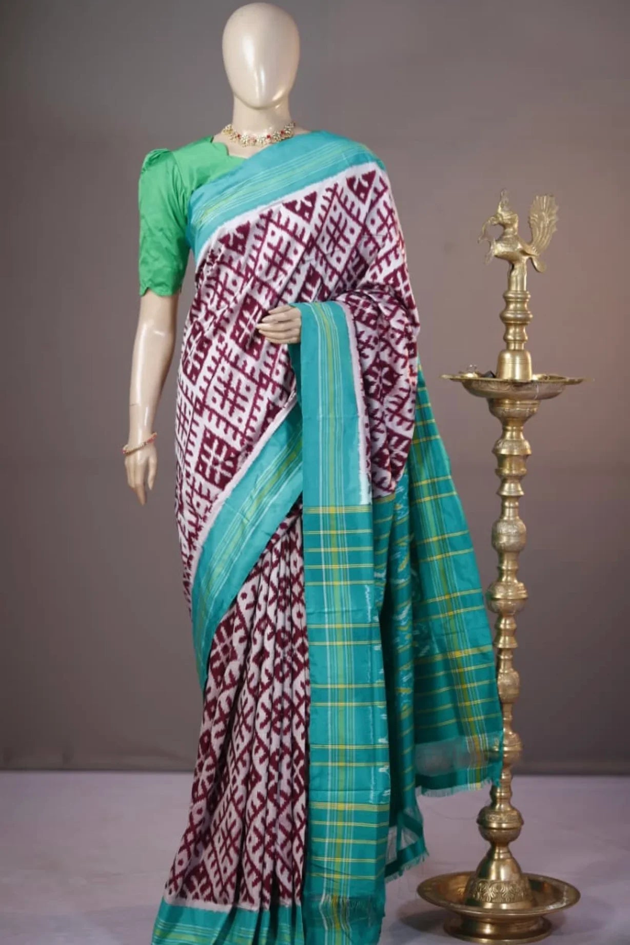 Silk Mark Cerified original Ikkat Saree,Free shipping,Min 3 pcs