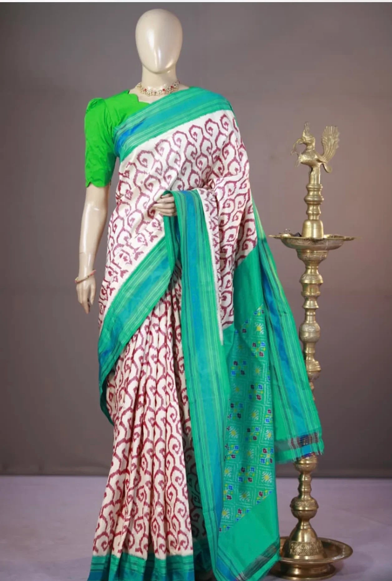 Silk Mark Cerified original Ikkat Saree,Free shipping,Min 3 pcs