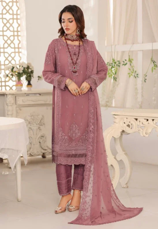 Safina Binte Noor Chiffon Suit,Min 4 pcs