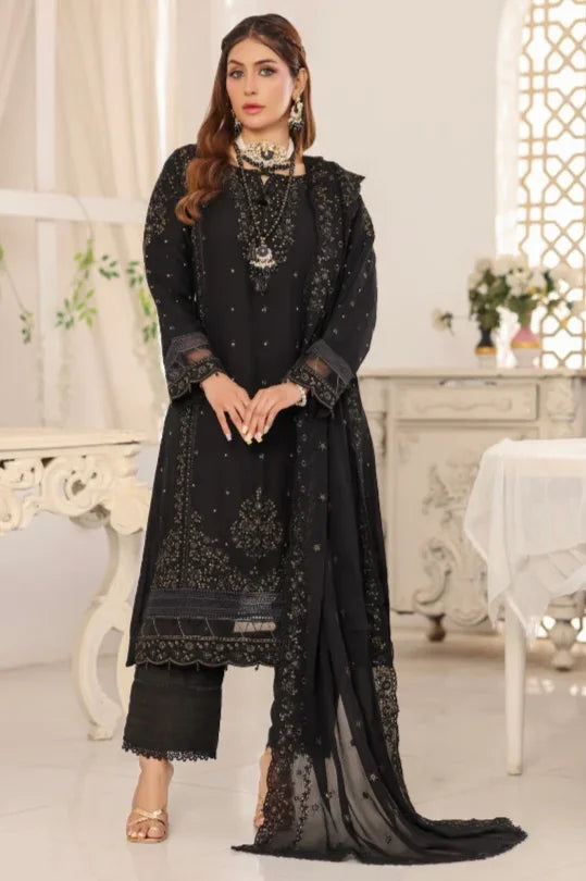 Safina Binte Noor Chiffon Suit,Min 4 pcs