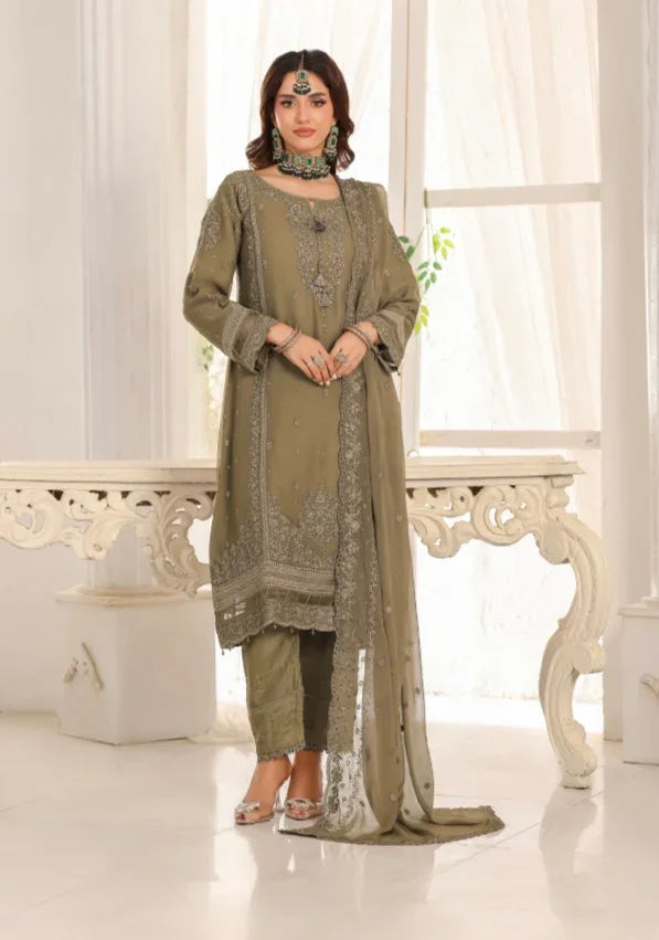 Safina Binte Noor Chiffon Suit,Min 4 pcs