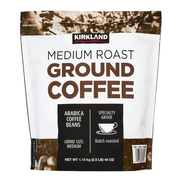 Kirkland Signature Medium Roast Coffee, 40 oz.
