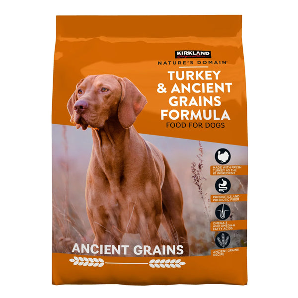 Kirkland Signature Nature's Domain Turkey & Ancient Grains Dog Food, 35 lbs