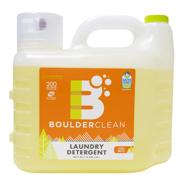 Boulder Clean Liquid Laundry Detergent, Citrus Breeze, 200 loads, 200 fl oz