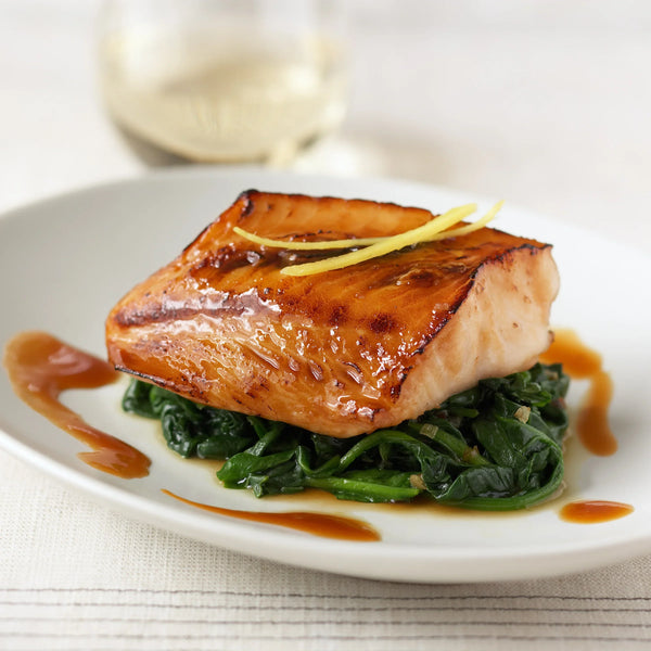 Alaska Black Cod (Sable Fish) - Individual Packed Portions (19-25/6-8 Oz. Per Portion), 1 Case Totaling 10 Lbs.