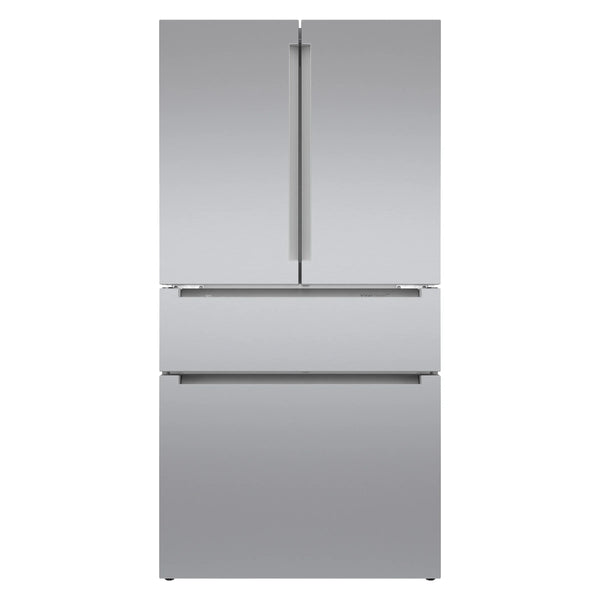 Bosch 800 Series 20.5 Cu. Ft. Counter Depth French 4-Door Bottom Mount Refrigerator with FarmFresh System