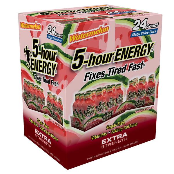 5-hour Energy Shot, Watermelon, 1.93 fl. oz, 24-count