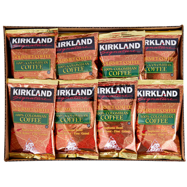 Kirkland Signature 100% Colombian Coffee, Dark Roast, 1.75 oz, 42-count