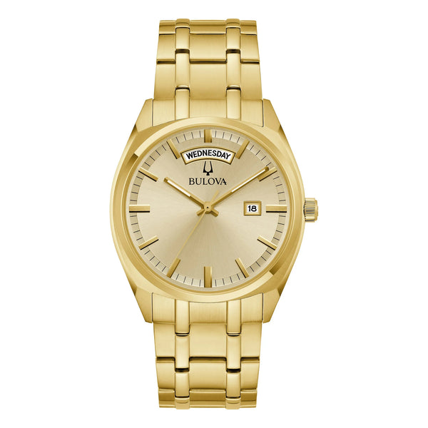 Bulova Surveyor Gold Stainless Steel Men's Watch