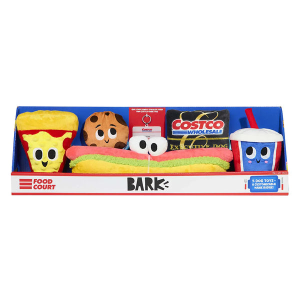 BARK Food Court Dog Toy Bundle, 5-count