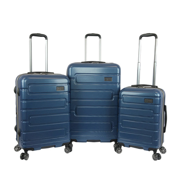 Original Penguin Crimson 3-piece Hardside Spinner Luggage Set