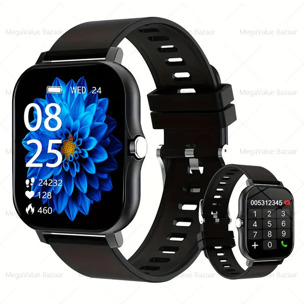Sports Smart Watch, 1. 83'' Full Touch Screen Display with Message, Answer Make Call Smartwatch, Sleep Monitoring, Sports Pedometer, Information Alerts, for iPhone Android Phones, Smartbands Fitness Watch for Women Men Friend Gift, Birthday Gift, Ultra Sm