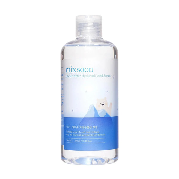 mixsoon Glacier Water Hyaluronic Acid Serum - Non-greasy Hydration Booster, Firming Facial Serum For Radiant, Dewy Skin - Korean Serum for Glass Skin (10.14 fl.oz / 300ml)
