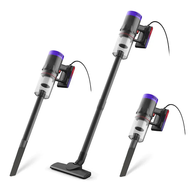 Corded Stick Vacuum Cleaner, 5-in-1 Ultralight Stick Vacuum Cleaner,18Kpa Powerful Suction Small Vacuum Cleaner with Filter Protection Steel Mesh, Switchable to Handheld Vacuum Cleaner