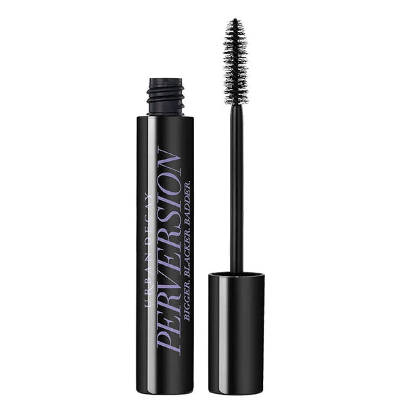 Urban Decay Perversion Volumizing Mascara, Black Lengthening Mascara, Buildable Lash Volume & Length, Longwear, Non-waterproof, Clump-free, Cruelty-free, Paraben-free, Intense Black