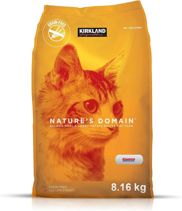 KIRKLAND Signature Nature's Domain Cat Food, 18 Pounds