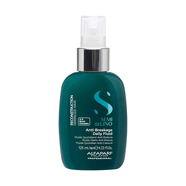 Alfaparf Milano Semi di Lino Reconstruction Reparative Anti Breakage Daily Fluid for Damaged Hair - Hair Breakage Treatment - Protects - Adds Shine - Thermal Protector - Fine Hair - Vegan - (4.23 oz)