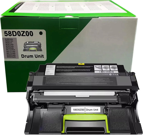 58D0Z00 Imaging Unit Compatible with Lex Mark 58D0Z00 Drum Unit for B2865dw MS821dn MS821n MS823dn MS825dn MS826de MS725dvn MX721ade MX722ade MX822ade MX826ade Printer(1-Pack)