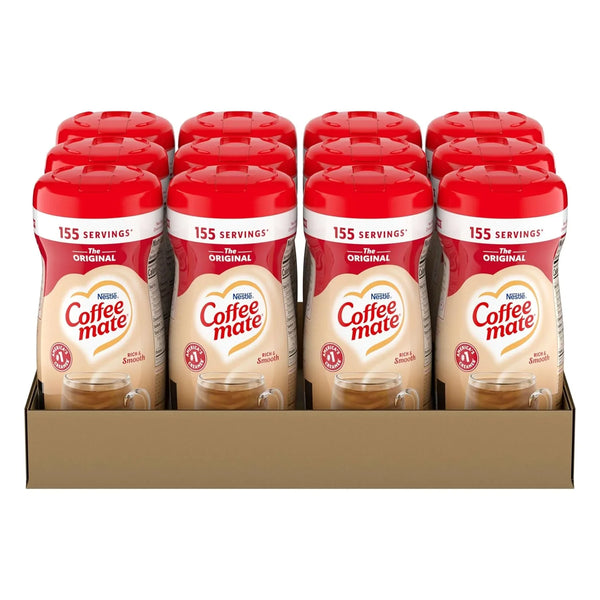Nestle Coffee mate Coffee Creamer, Original, Powder Creamer, 11 oz Canister (Pack of 12)