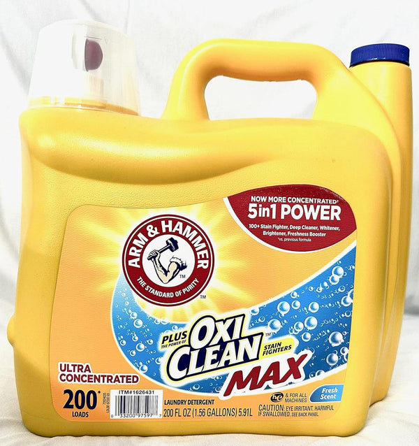 Arm and Hammer Oxi Clean 200 FL OZ, 200 Loads