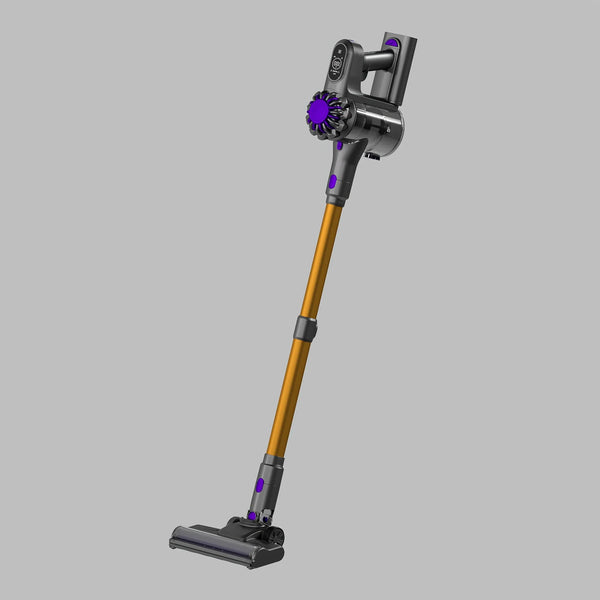 Cordless Vacuum Cleaner with 48000Pa Powerful Suction, 550W Motor, 65 Mins Runtime, Self-Standing Stick Vacuum with LED Touch Display, Anti-Tangle Brushroll, Lightweight Cordless suction for Pet Hair, Carpets, Hard Floors, Upholstery - Powerful Cordless S