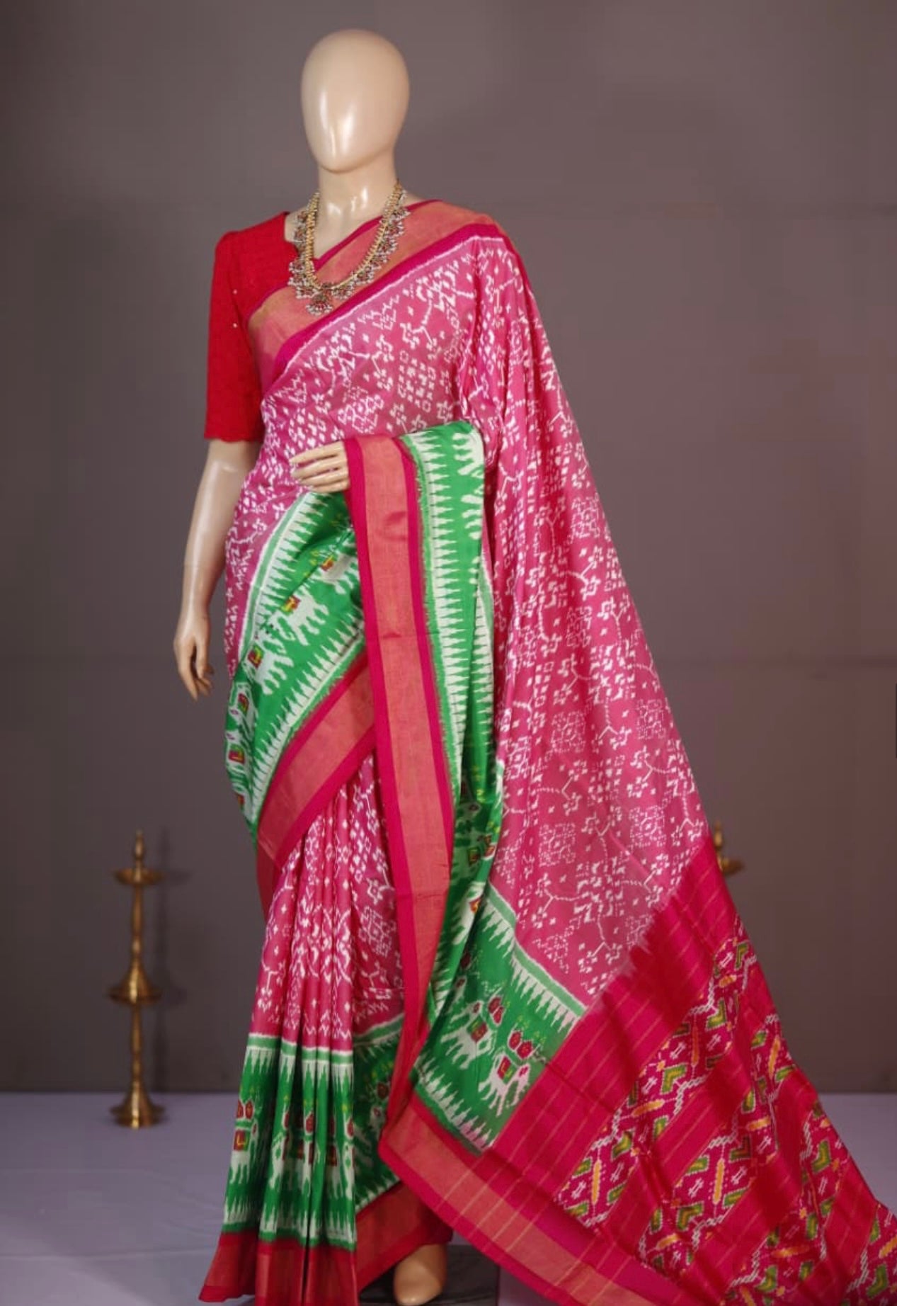 Silk Mark Cerified original Ikkat Saree,Free shipping,Min 3 pcs