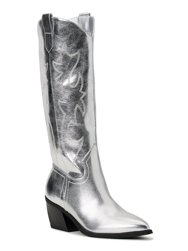 Madden NYC Women's Embroidered Tall Western Boots, Sizes 6-11