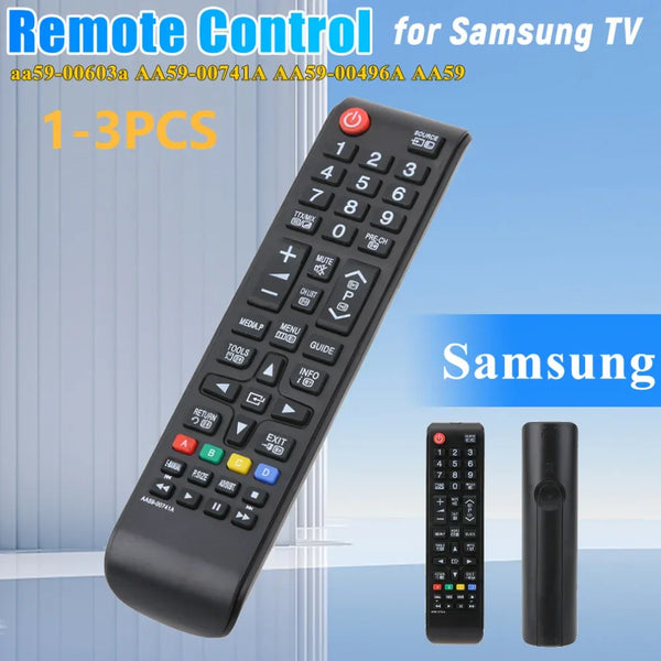 1-3PCS TV Remote Control For Samsung AA59-00741A 3D SMART TV aa59-00603a AA59-00741A AA59-00496A AA59 Replacement Smart TV Stick