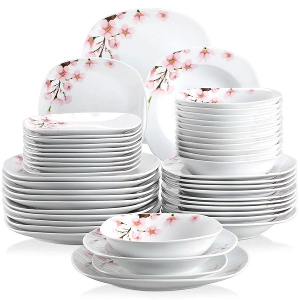 VEWEET Annie Porcelain Elegant Dinnerware Set