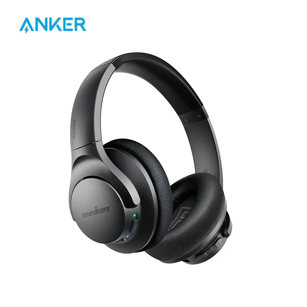 Anker Soundcore Life Q20 Hybrid Active Noise Cancelling Headphones, Wireless Over Ear Headphones with 40H Playtime, Hi-Res Audio, Deep Bass, Memory Foam Ear Cups and Headband, Perfect for Home, Office, and Travel, Office Headphones | Modern Headphones | A