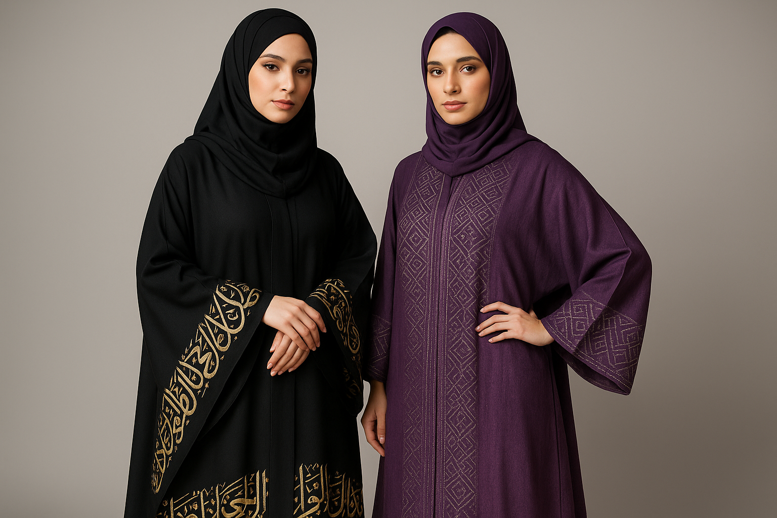 Please add 2/3 islamic Abaya and Kaftan picture together